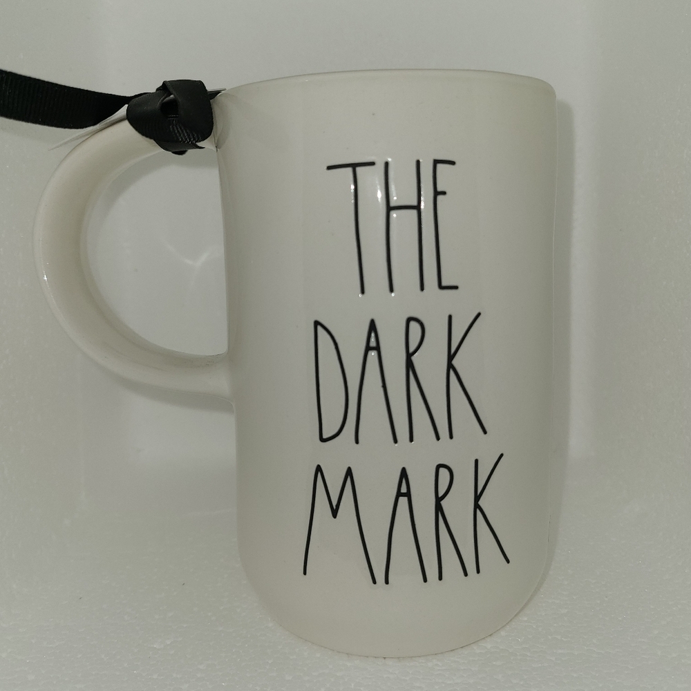 The Dark Mark mug by Rae Dunn